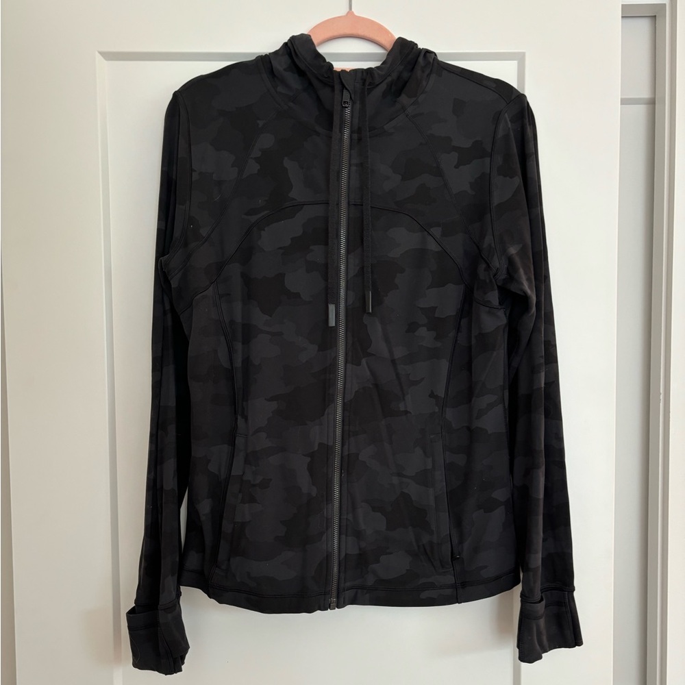 lululemon Hooded Define Jacket Nulu Mesh Vent / 14 / Heritage 365 Camo Deep Coal